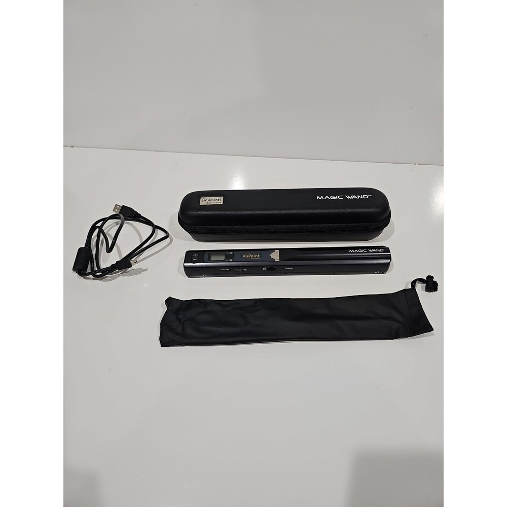 VuPoint Magic Wand PDS-ST415-VP Handheld Scanner With Carry Case Tested Working